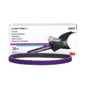Pas ścierny do szlifierki pilniczkowej Cubitron II 10 mm x 330 mm - P36+, P60+, P80+ 3M